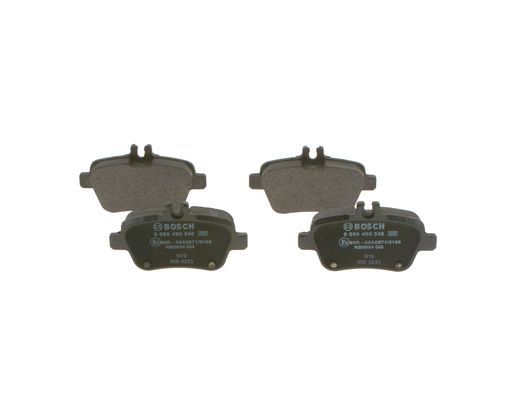 BOSCH 0986495348 Fren Balatası Arka - . Görsel