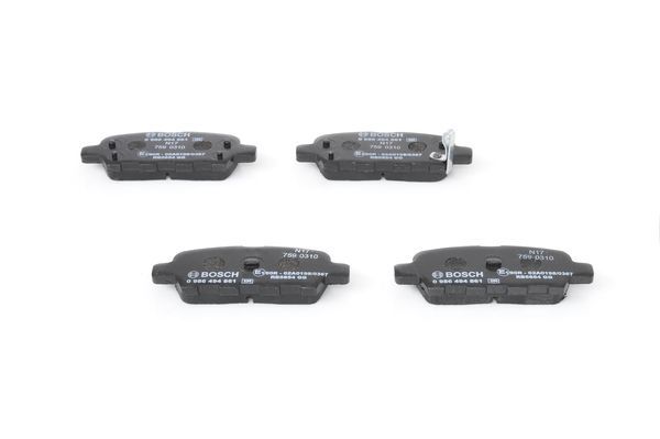 BOSCH 0986494861 Arka Fren Balatası - . Görsel