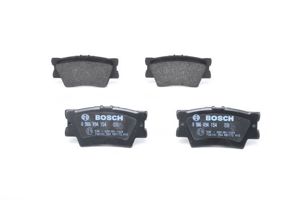 BOSCH 0986494154 Arka Fren Balatası - . Görsel