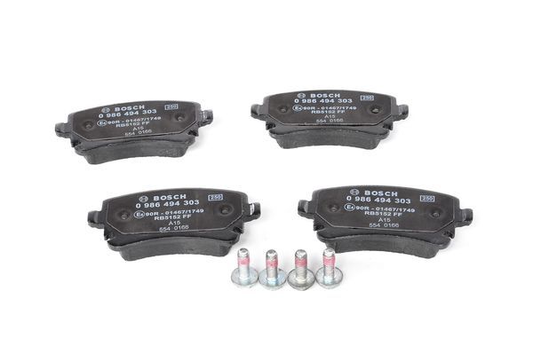 BOSCH 0986494303 Arka Fren Balatası - . Görsel