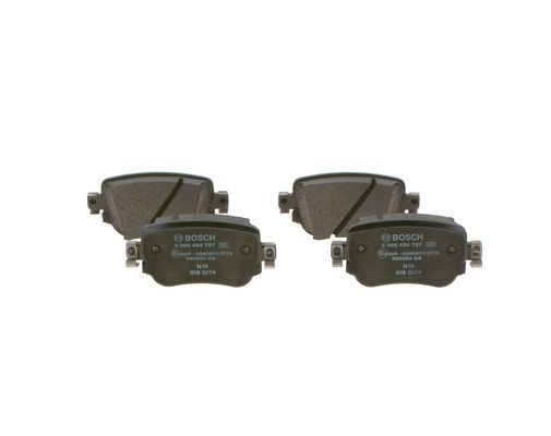 BOSCH 0986494797 Fren Balatası Arka - . Görsel