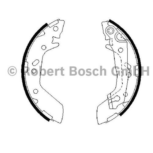 BOSCH 0986487655 Fren Balatası Arka - . Görsel