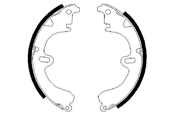 Arka Pabuç Balata Corolla - . Görsel