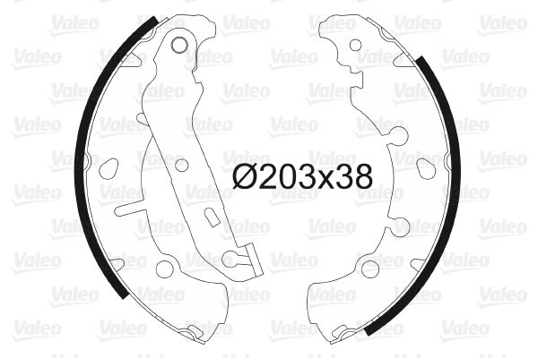 VALEO 562772 Fren Balatası Arka