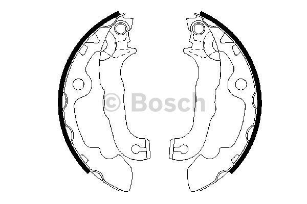 BOSCH 0986487633 Fren Balatası Arka - . Görsel