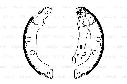 BOSCH 0986487664 Arka Pabuç Balata - . Görsel