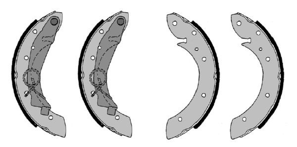 BOSCH F026004552 Fren Balatası Arka - . Görsel