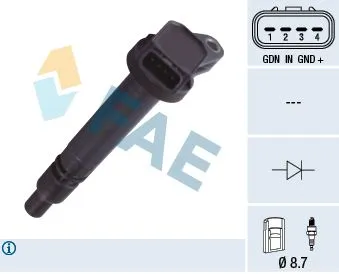 Ateşleme Bobini  BSG 85-835-005