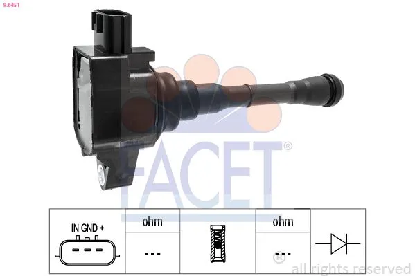 Ateşleme Bobini  FACET 9.6451