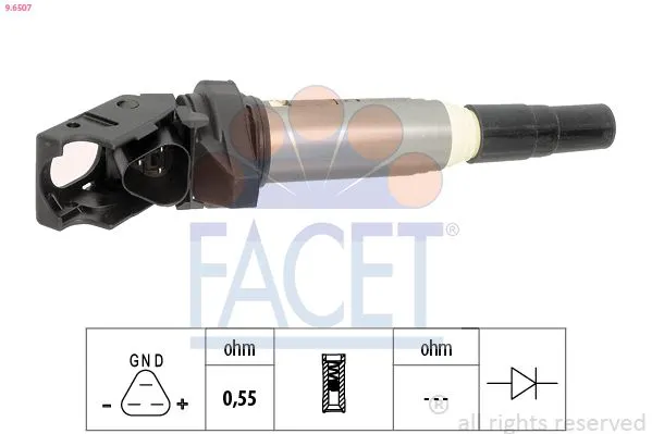 Ateşleme Bobini  FACET 9.6507