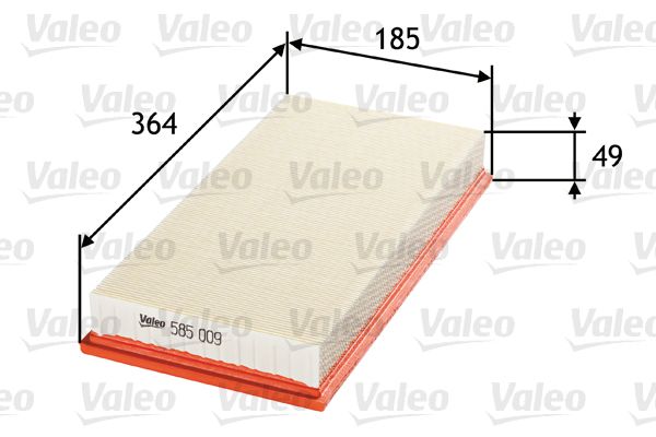 VALEO 585009 Hava Filtresi