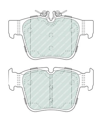 FERODO FDB5017 Fren Balatası Arka - 1. Görsel