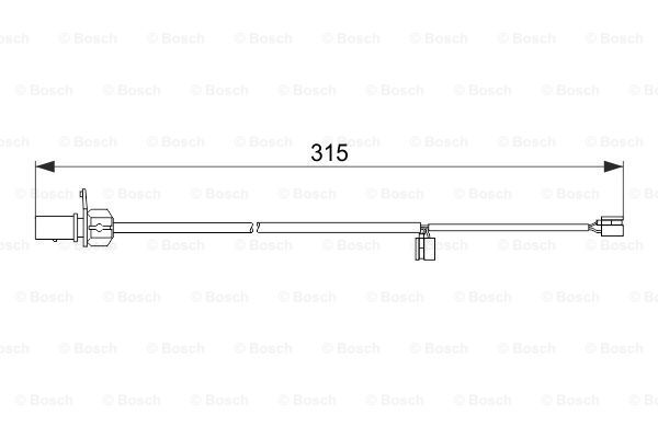 BOSCH 1987474518 Balata Fişi İkaz Kablosu - . Görsel