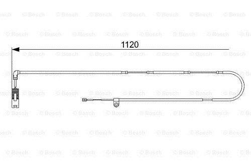BOSCH 1987473010 Balata Fişi İkaz Kablosu - . Görsel