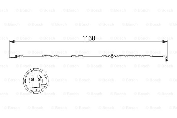 BOSCH 1987473505 Balata İkaz Kablosu - . Görsel