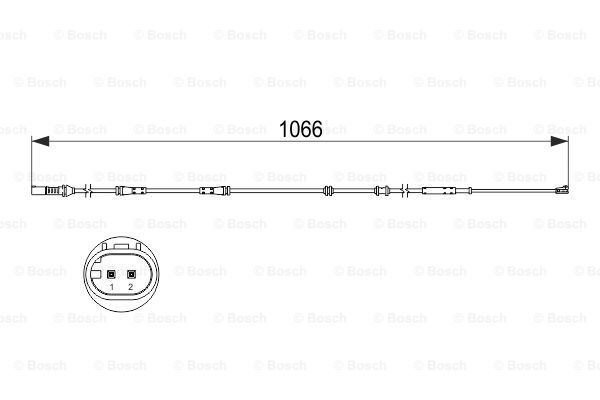 BOSCH 1987473501 Balata İkaz Kablosu - . Görsel
