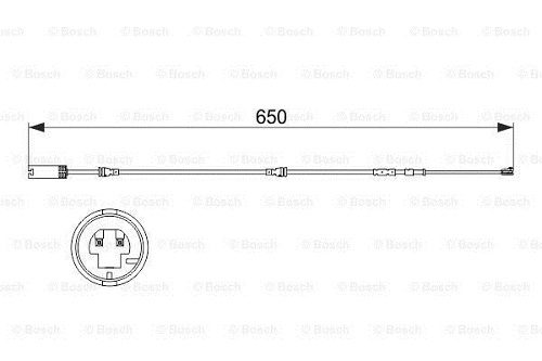 BOSCH 1987473513 Balata İkaz Kablosu - . Görsel