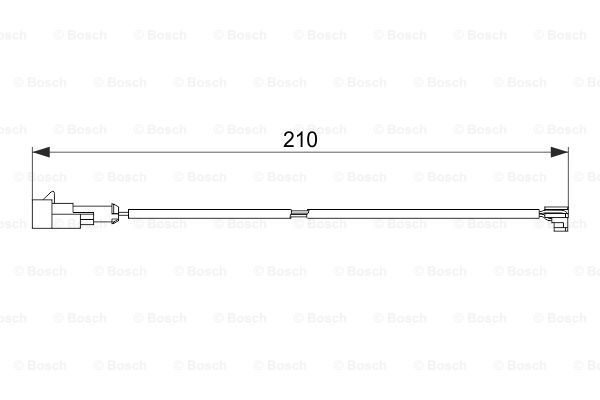BOSCH 1987474520 Balata İkaz Kablosu - . Görsel
