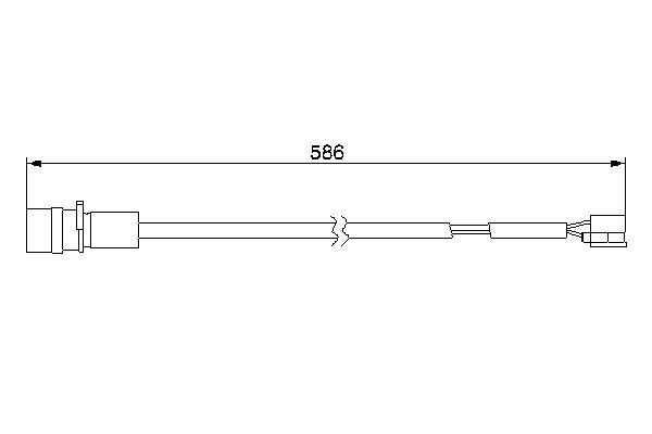 BOSCH 1987474985 Fren Balata Fısı Arka