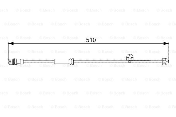 BOSCH 1987473029 Fren Balata Fısı Arka - . Görsel