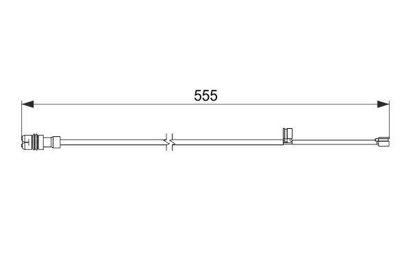 BOSCH 1987474568 Fren Balata Fısı Ön