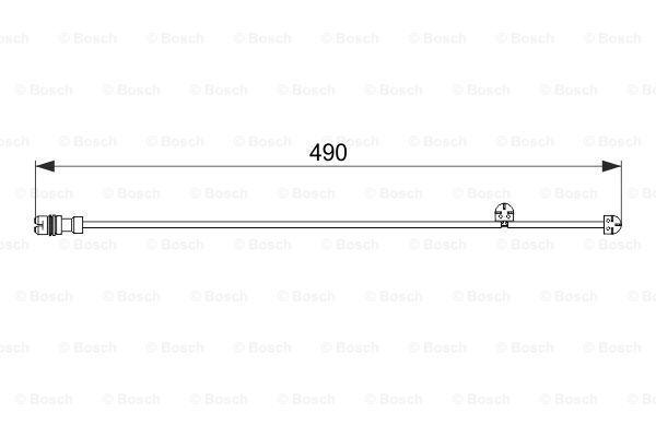 BOSCH 1987474560 Fren Balata Fısı Arka - . Görsel