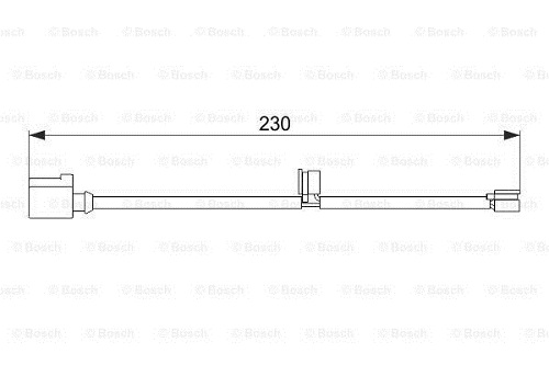 BOSCH 1987474569 Fren Balata Fısı Arka - . Görsel