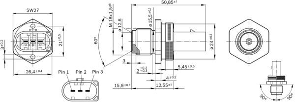 BOSCH 0281002842 Yakıt Sensörü - . Görsel
