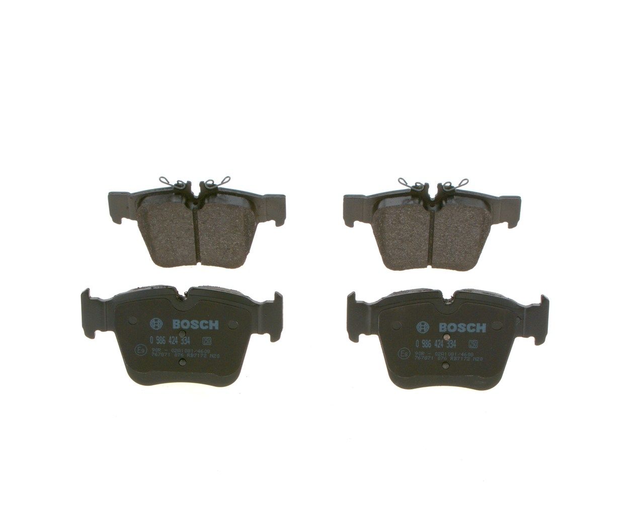 BOSCH 0986424334 Disk Balata - . Görsel