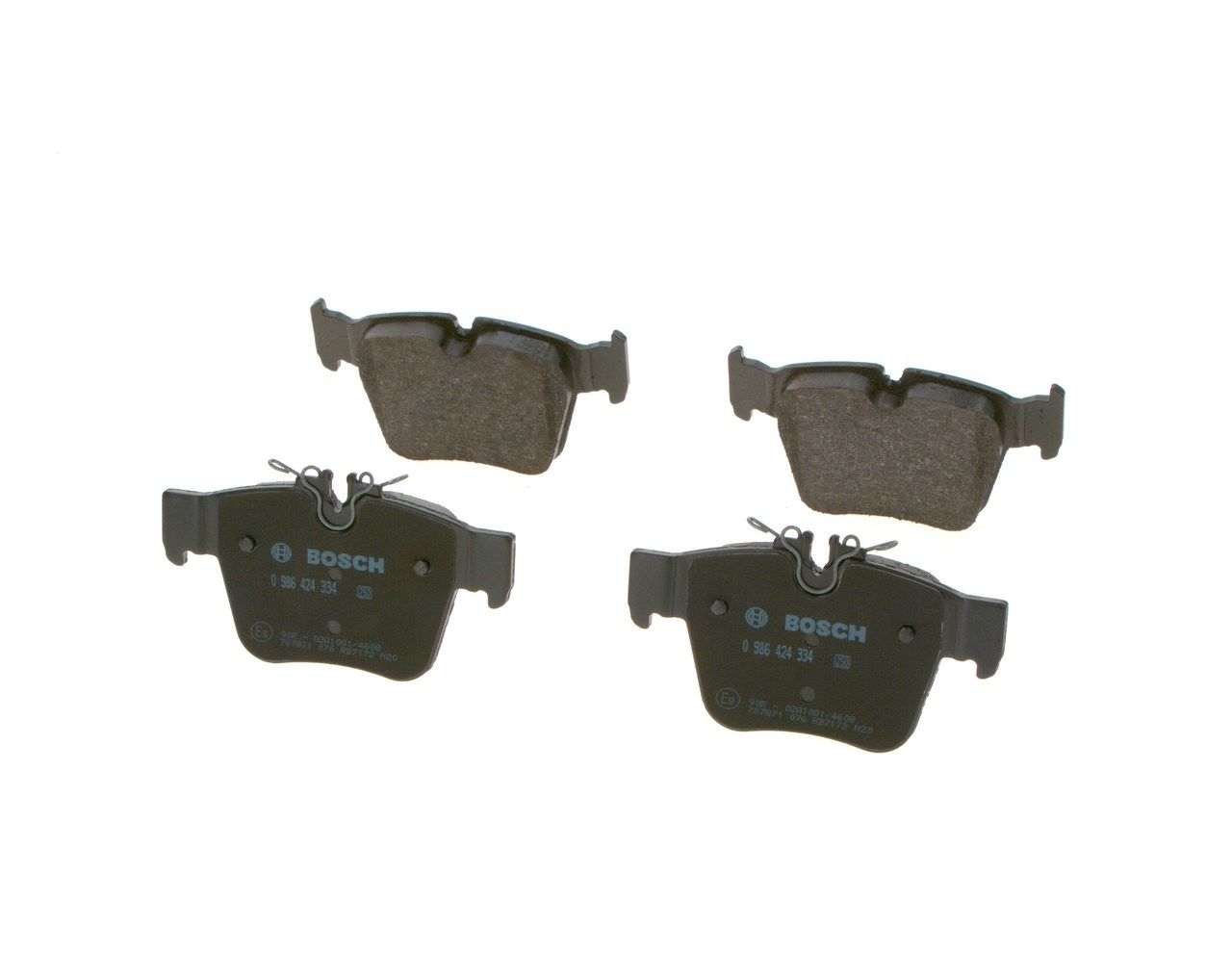 BOSCH 0986424334 Disk Balata - . Görsel