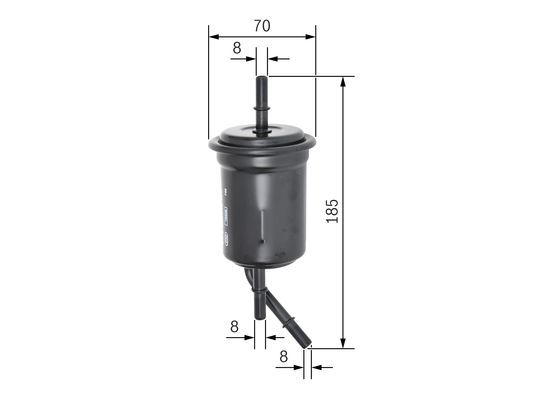 BOSCH 0450905970 Benzin Filtresi - . Görsel