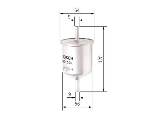 BOSCH 0450905326 Yakıt Filtresi - . Görsel