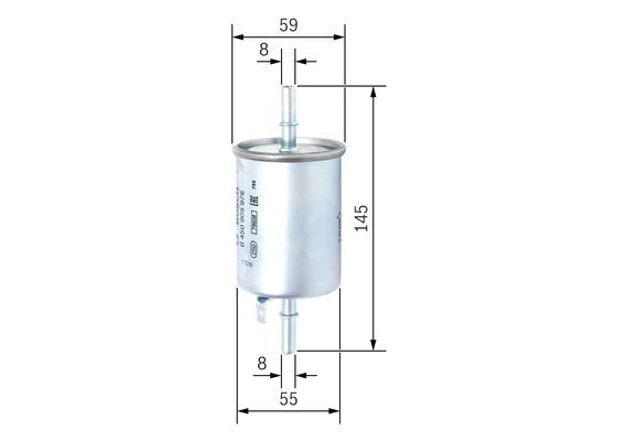 BOSCH 0450905976 Yakıt Filtresi - . Görsel