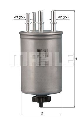 MAHLE KL451 Yakıt Filtresi