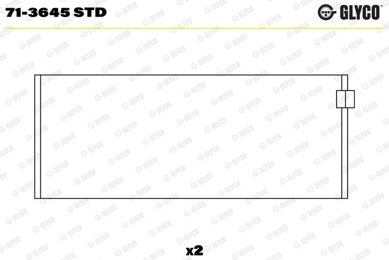 Biyel Yatak Çanağı GLYCO 71-3645 STD