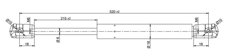 BSG 25980027 Bagaj Amortısörü