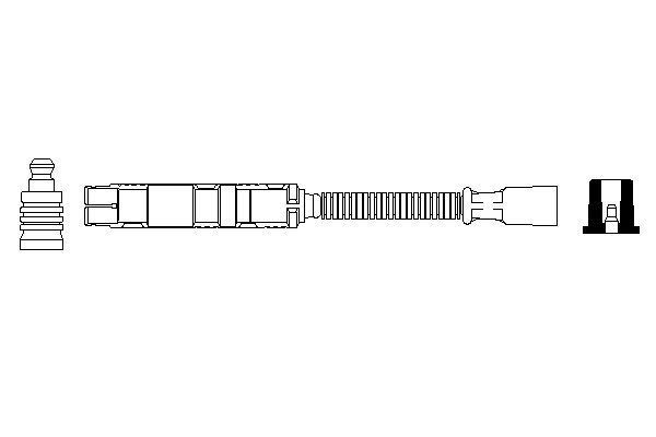 BOSCH 0356912950 Buji Kablosu - . Görsel