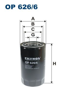 FILTRON OP6266 Yağ Filtresi