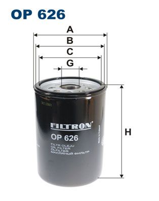 FILTRON OP626 Yağ Filtresi