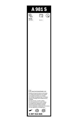 BOSCH 3397014826 Twin Silecek - . Görsel