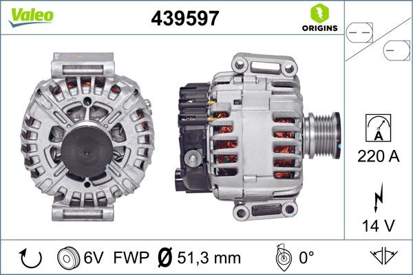 Alternatör 14V Mercedes Sprinter Cdi 06