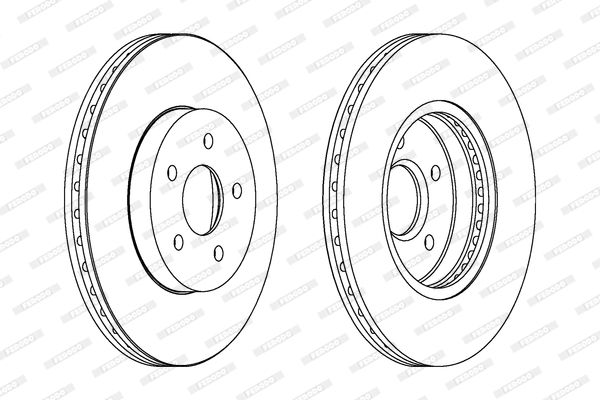 FERODO DDF1125 Fren Diski Ön - 2. Görsel