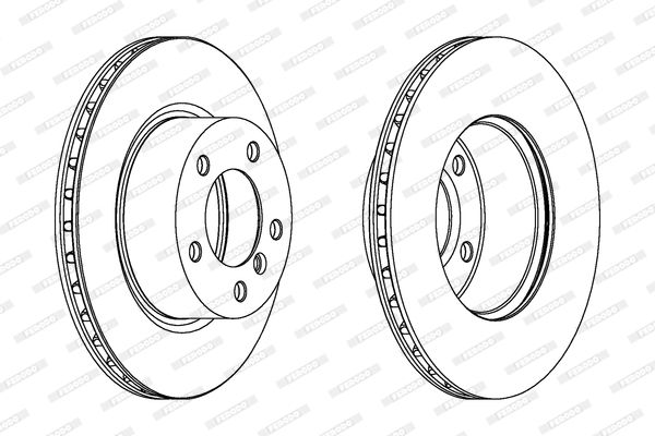 FERODO DDF1229 Fren Diski Ön - . Görsel