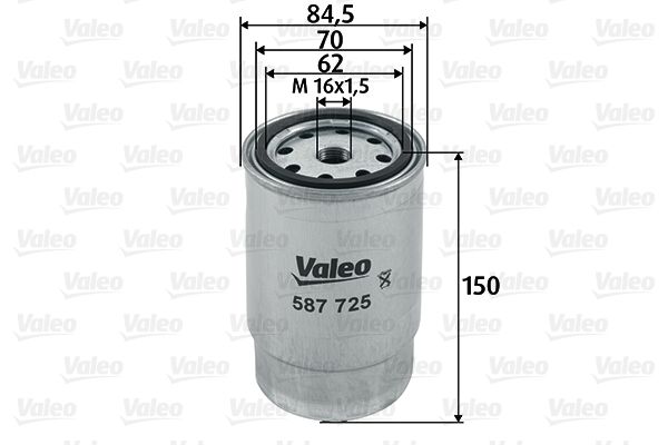 VALEO 587725 Yakıt Filtresi