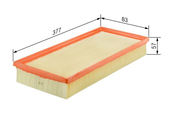BOSCH 1457433163 Hava Filtresi - . Görsel