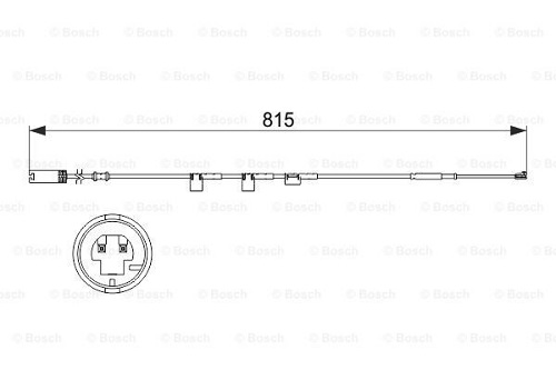 BOSCH 1987473524 Balata İkaz Kablosu - . Görsel