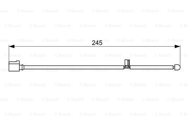 BOSCH 1987474563 Fren Balata Fısı Arka - . Görsel