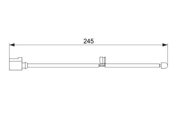 BOSCH 1987474563 Fren Balata Fısı Arka - . Görsel