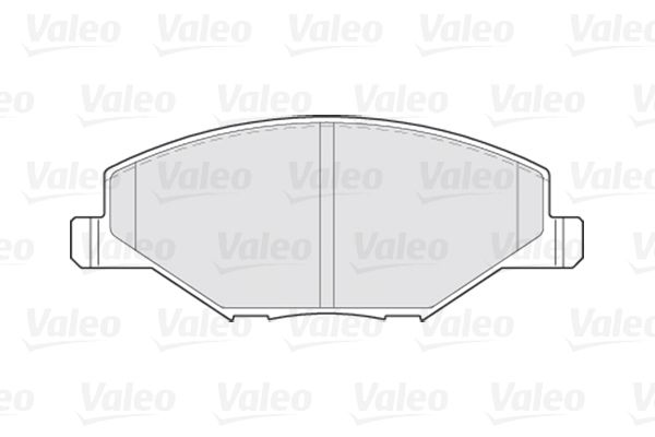 VALEO 670355 Fren Balatası Ön - . Görsel