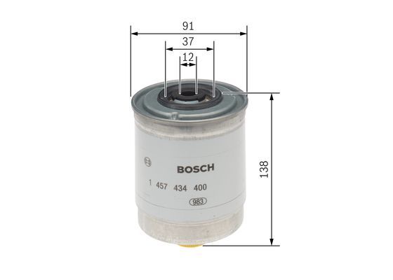 BOSCH 1457434400 Yakıt Filtresi - . Görsel